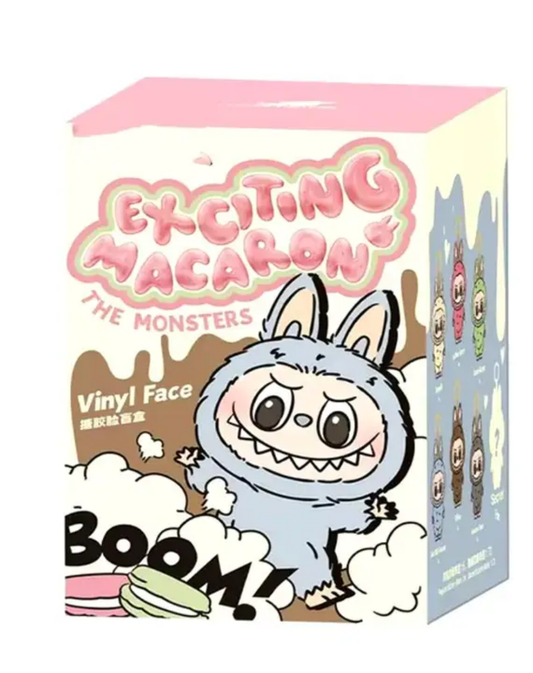 Pop Mart Labubu The Monsters Tasty Macarons Blind Box | Collectible Vinyl Figures by Kasing Lung - Pack of 1
