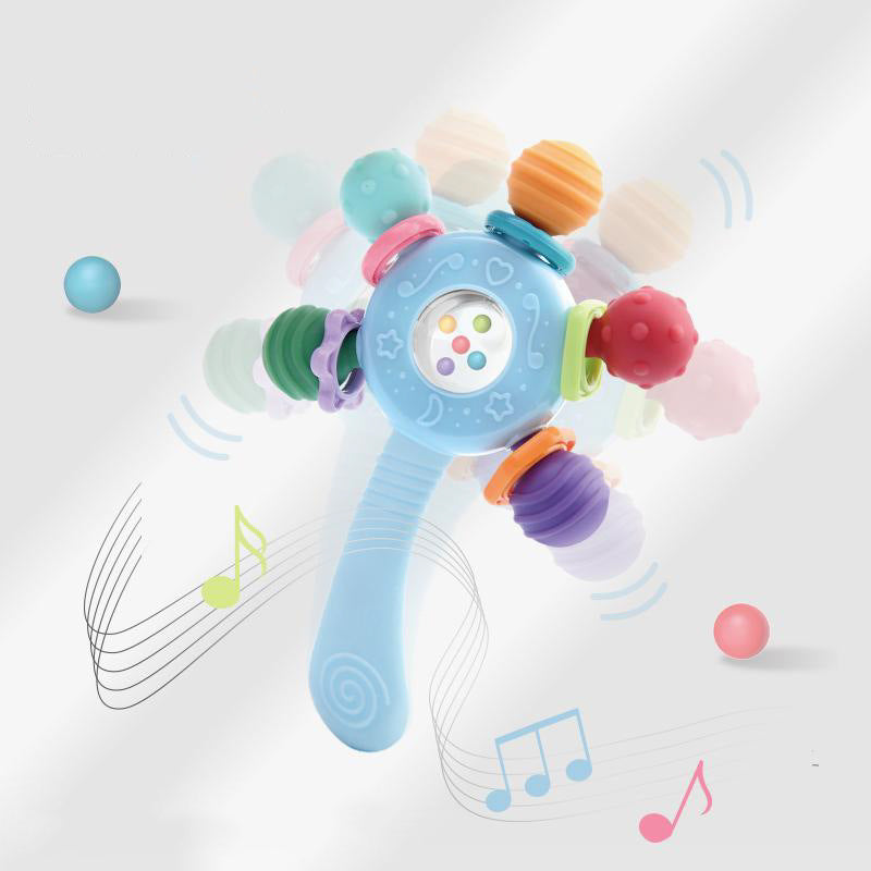 Baby Teething Toy – BPA-Free Food Grade Silicone Rattle & Teether