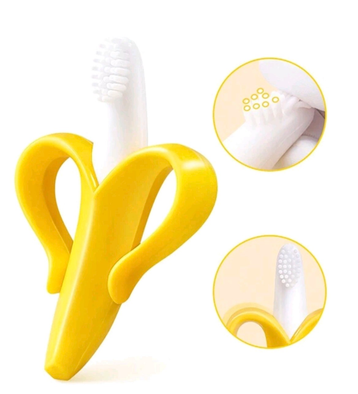 Baby Banana Teether | Soft Silicone Infant Teething Toy