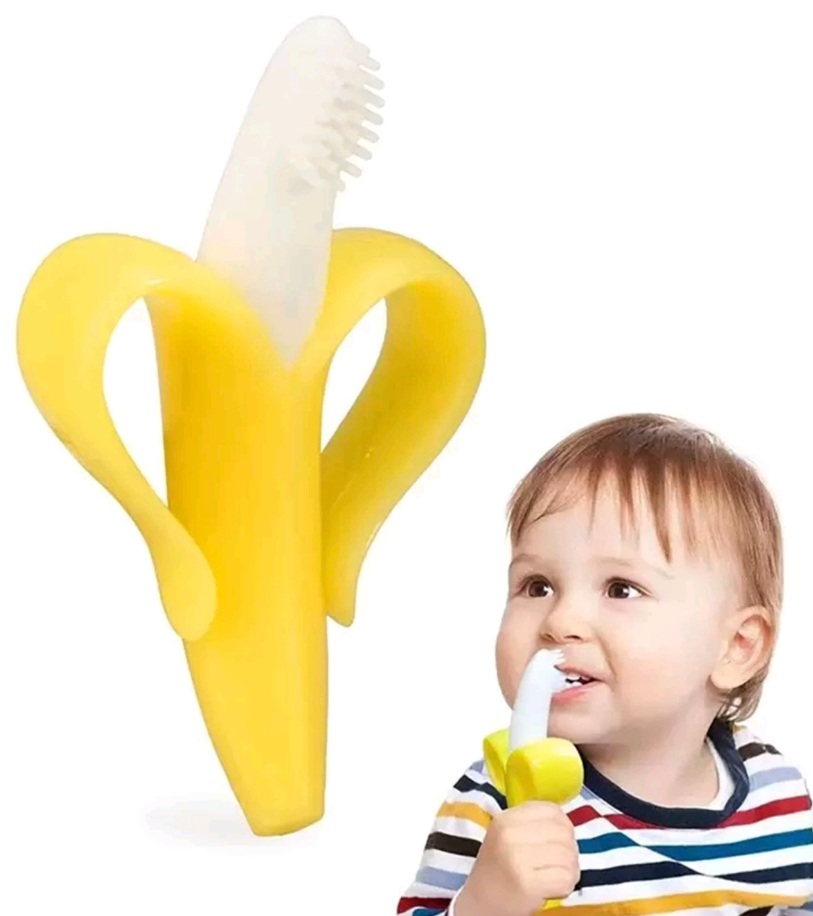 Baby Banana Teether | Soft Silicone Infant Teething Toy