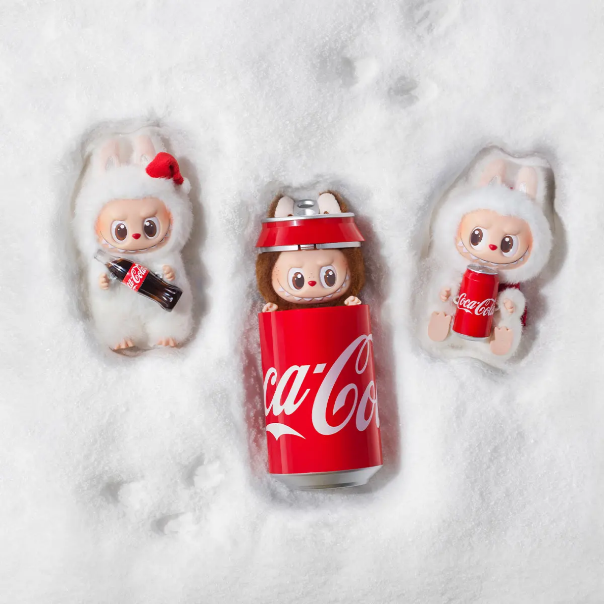 Pop Mart Coca-Cola Labubu Blind Box | Official Collectible Vinyl Figures - Pack of 1